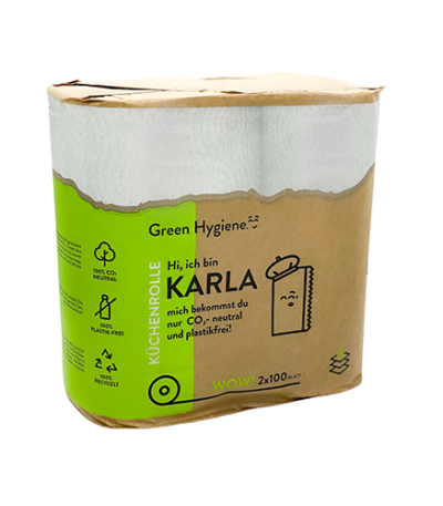 Product foto van Keukenrollen 3-laags Karla 2 rollen