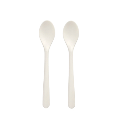 Product foto van Koffielepels C-PLA wit set van 50 14