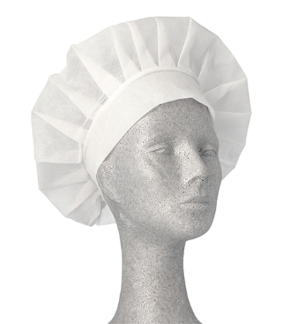 Product foto van Koksmuts nonwoven wit set van 10 France