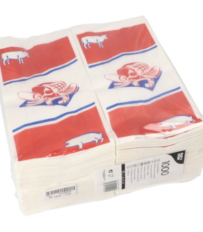 Product foto van Kraft Vleeswarenzakken aaneengeregen wit set van 1000