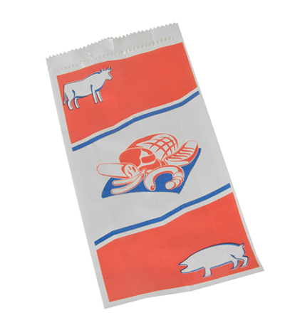 Product foto van Kraft Vleeswarenzakken aaneengeregen wit set van 1000