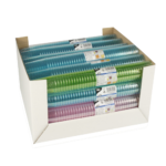 Product foto van Kunststof borrelglazen assorti kleuren set van 40