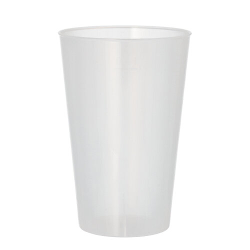 Product foto van Kunststof drinkbekers herbruikbaar transparant set van 10 400ml