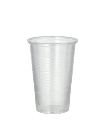 Product foto van Kunststof drinkbekers transparant set van 100 200ml