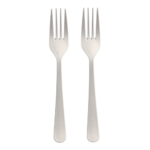 Product foto van Kunststof herbruikbare vorken wit set van 10 Circulware Gaia extra stevig