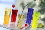 Product foto van Kunststof longdrinkglazen glashelder set van 10 300ml