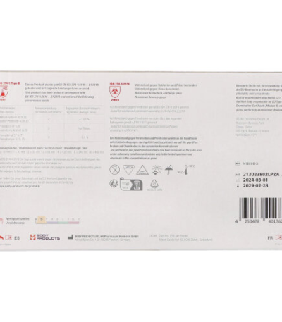 Product foto van Latex handschoenen gepoederd wit Maat S set van 100 WORK-INN