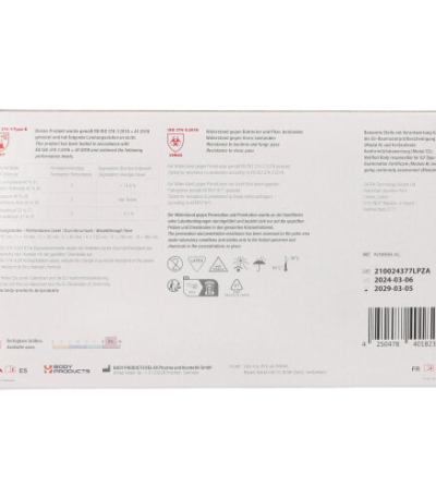 Product foto van Latex handschoenen gepoederd wit/natuur Maat XL set van 100 WORK-INN