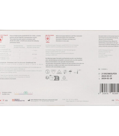 Product foto van Latex handschoenen gepoederd wit/natuur set van 100 Work-Inn L