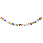 Product foto van Letterguirlande GlÃ¼ckwunsch 2