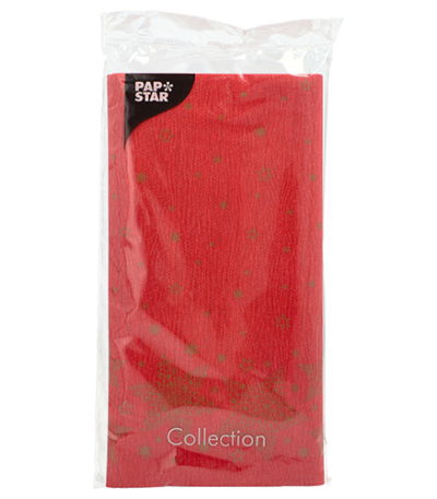 Product foto van Linnen Tafelkleed rood Christmas Shine 120x180 cm