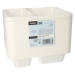 Product foto van Magnetronschalen PP wit set van 50 1200ml