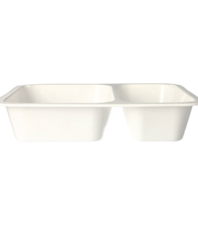 Product foto van Magnetronschalen PP wit set van 50 1200ml