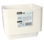 Product foto van Magnetronschalen PP wit set van 50 1330ml