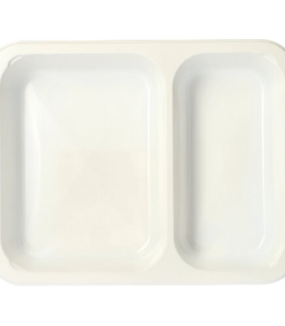 Product foto van Magnetronschalen PP wit set van 50 866ml