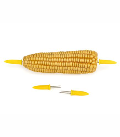 Product foto van Maiskolfhouders geel set van 10