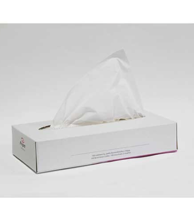 Product foto van Make-up doekjes wit set van 100 Akito 2-laags