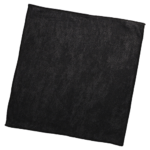 Product foto van Microvezeldoeken zwart 40x40cm set van 10