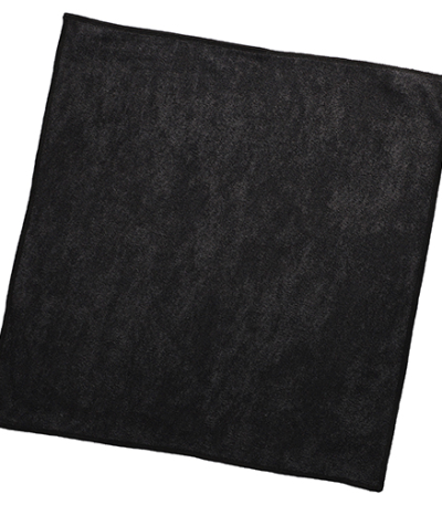 Product foto van Microvezeldoeken zwart 40x40cm set van 10