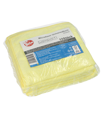 Product foto van Microvezeldoekjes geel set van 10