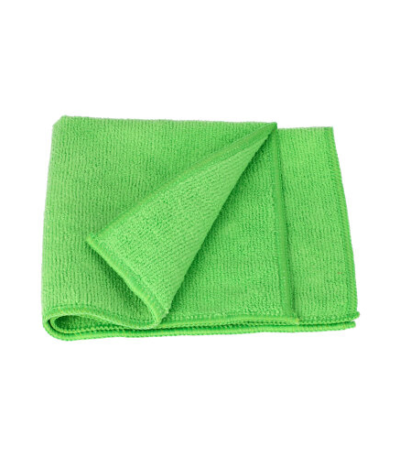 Product foto van Microvezeldoekjes groen 32x32cm set van 5 Profi