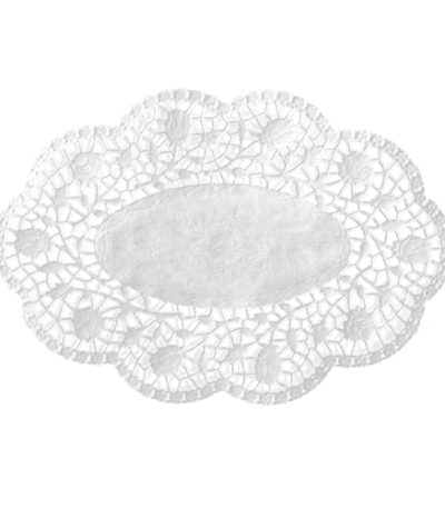 Product foto van Mokkaranden ovaal wit set van 500