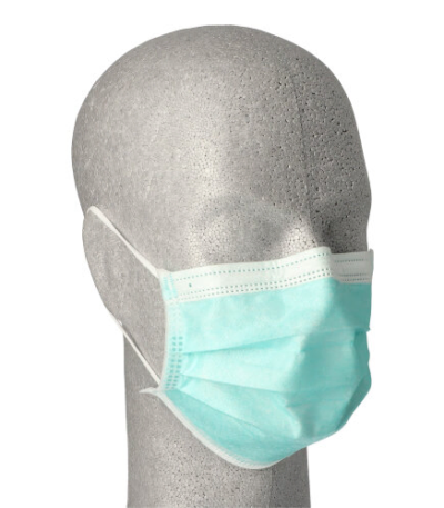 Product foto van Mondkapjes Type IIR groen set van 50 Medi-Inn