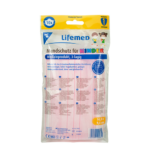 Product foto van Mondmaskers kinder 3-laags assorti kleuren set van 10 Lifemed