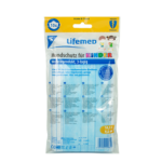 Product foto van Mondmaskers kinder 3-laags assorti kleuren set van 10 Lifemed