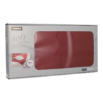 Product foto van Napperons nonwoven bordeaux set van 20 soft selection 80x80 cm