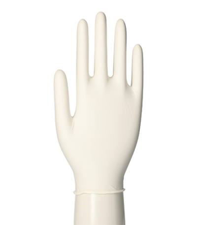 Product foto van Nitril Handschoenen poedervrij wit set van 200 Medi-Inn L