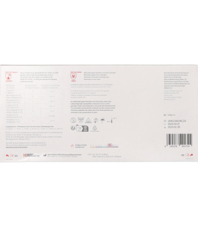 Product foto van Nitril handschoenen poedervrij blauw XL set van 50 WORK-INN High Risk