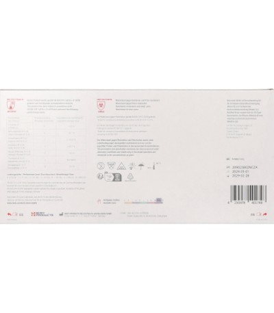 Product foto van Nitril handschoenen poedervrij blauw XXL WORK-INN High Risk set van 50