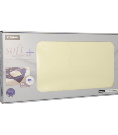 Product foto van Nonwoven napperons champagne set van 20 80x80 cm