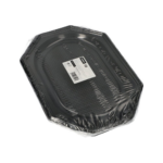 Product foto van PET Serveerschalen zwart set van 10