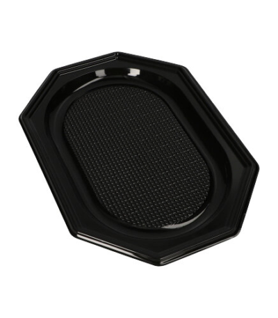 Product foto van PET Serveerschalen zwart set van 10
