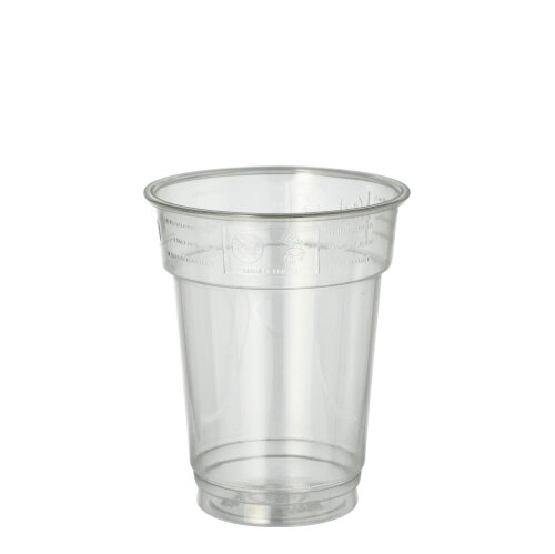Product foto van PET bekers glashelder set van 40 200ml Hurricane