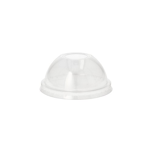 Product foto van PET deksels rond glashelder set van 50 8cm