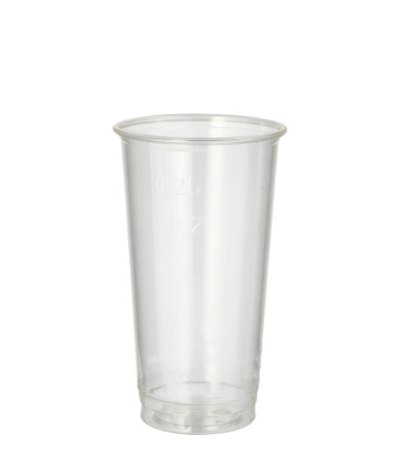 Product foto van PLA bierbekers glashelder set van 60 200ml