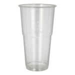 Product foto van PLA drinkbekers glashelder 500ml set van 12