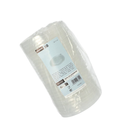 Product foto van PP deksels soepkommen transparant rond set van 50 To Go