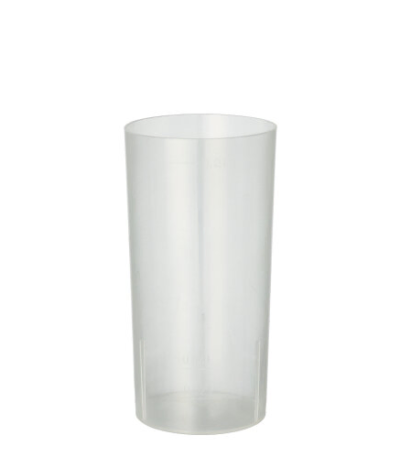 Product foto van PP drinkbekers transparant onbreekbaar set van 10 200ml
