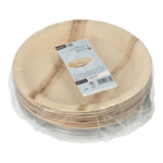 Product foto van Palmbblad Borden met deksels set van 500ml 23cm