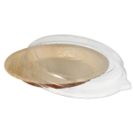 Product foto van Palmbblad Borden met deksels set van 500ml 23cm