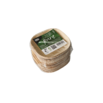 Product foto van Palmbblad borden hoekig 10x10cm set van 25