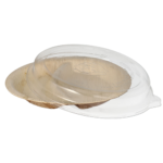 Product foto van Palmblad Borden 2-vaks met deksels set van 10