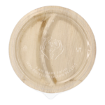 Product foto van Palmblad Borden 2-vaks met deksels set van 10