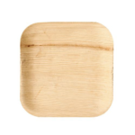 Product foto van Palmblad Borden hoekig 18cm set van 25