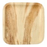 Product foto van Palmblad Borden hoekig set van 6 25