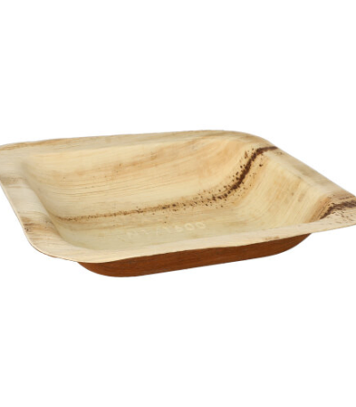 Product foto van Palmblad Menubakken hoekig 900ml set van 25